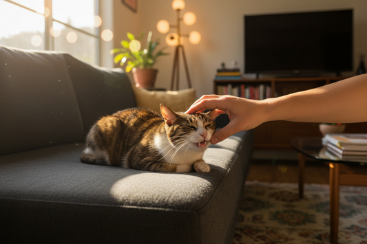 chat qui mord pendant une caresse, signes de surstimulation féline