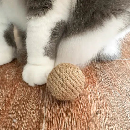 balle pour chat corde sisal