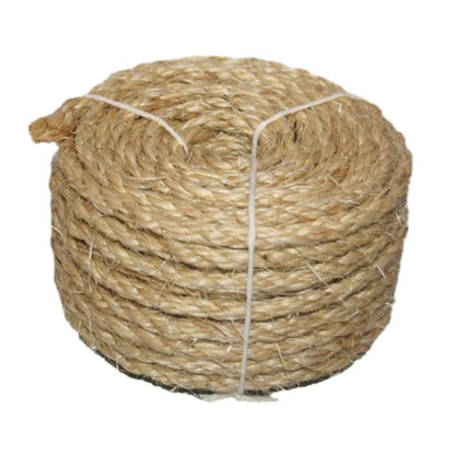 Bobine epaisse de corde en sisal naturelle pour arbre a chat NaturPlay
