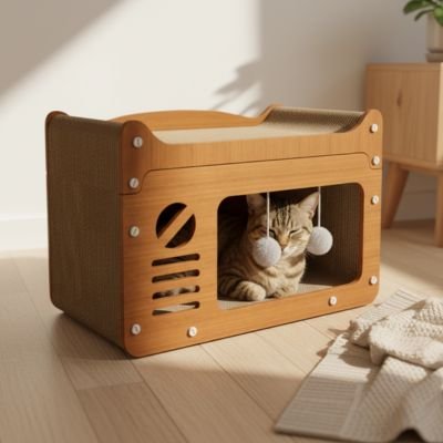 griffoir chat moment détente intérieur