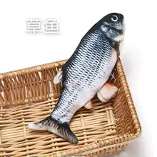 Jouet chat poisson interactif modèle carpe herbivore