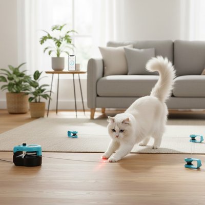 jouet interactif pour chat