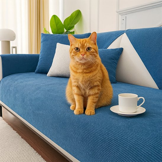 Protection canapé chat