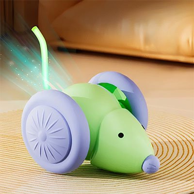 souris automatique jouet chat interactif rechargeable