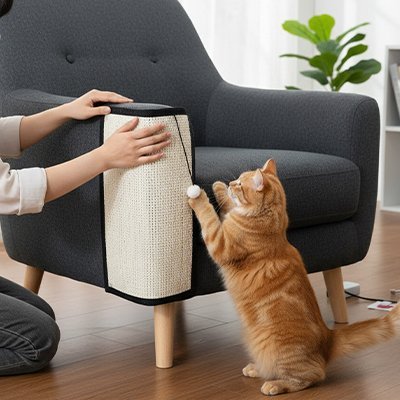 Tapis griffoir Chat | Protection Meuble Félin - Chatmuser